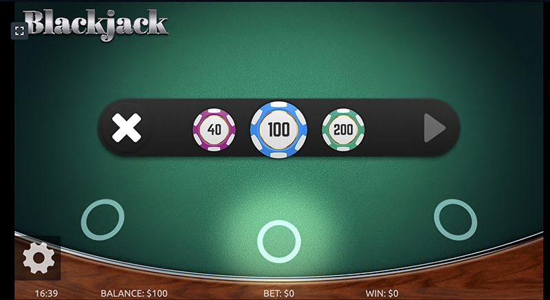 jeu de blackjack